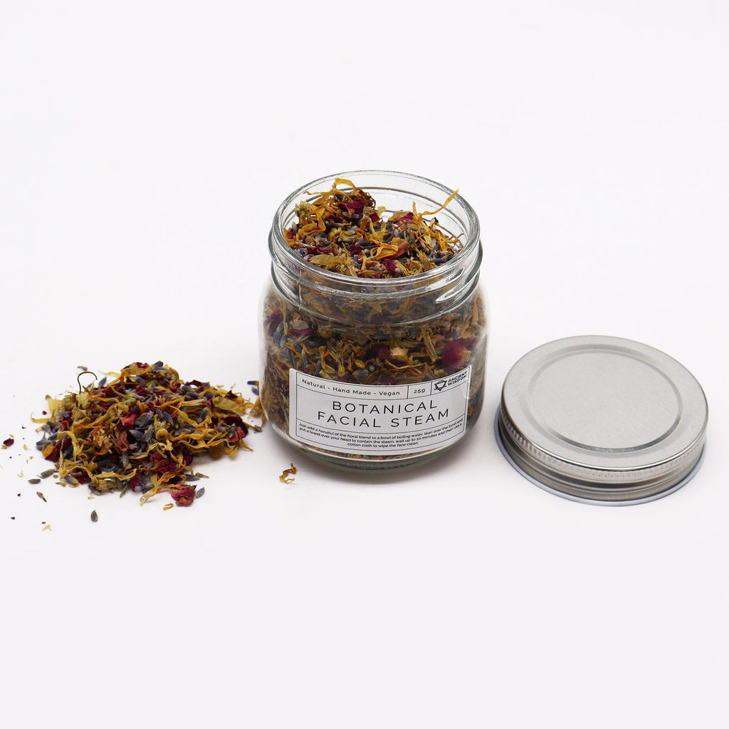 Miscela botanica per bagno di vapore viso — 25 g