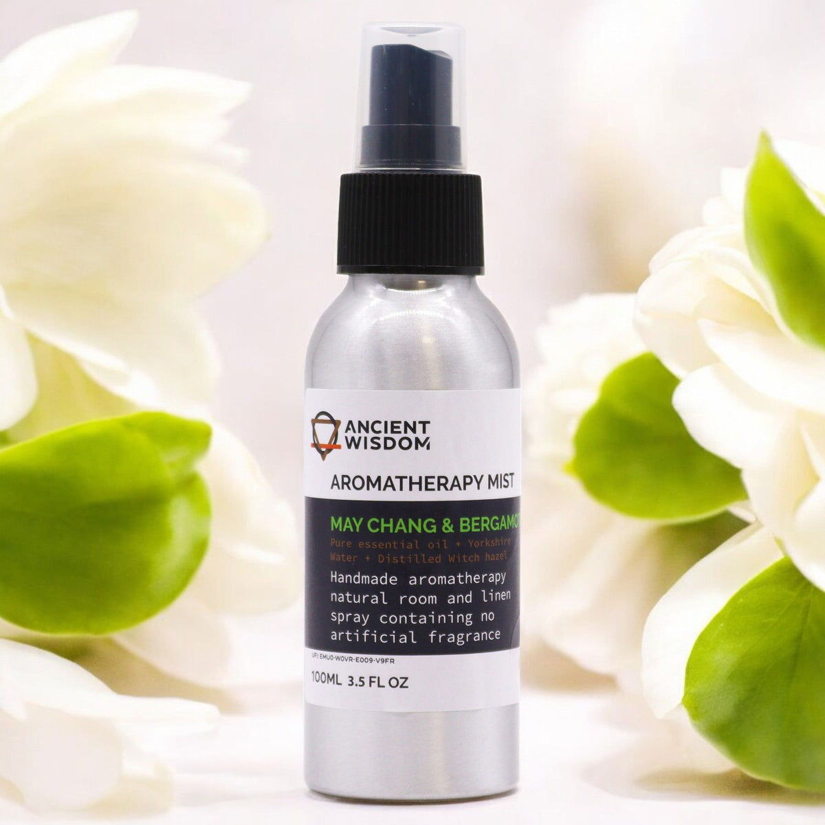 Spray aromatico con oli essenziali — May Chang e bergamotto — 100 ml