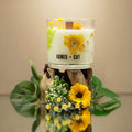 Candela botanica in cera di soia Agnes + Cat — Oud di Rydal