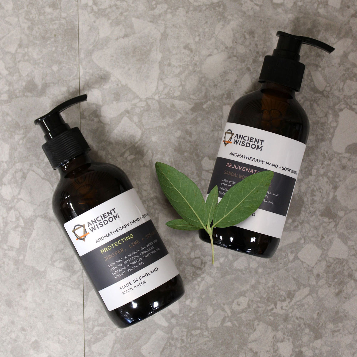 Detergente mani e corpo — Sandalo e rosa — 250 ml