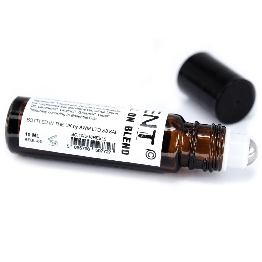 Miscela di oli essenziali con applicatore a sfera — Senza pensieri — 10 ml
