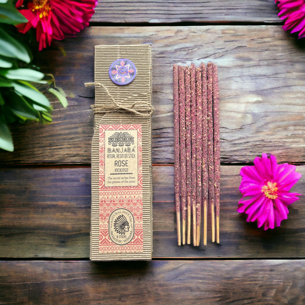 Incenso in resina su bastoncino Ritual — Rosa