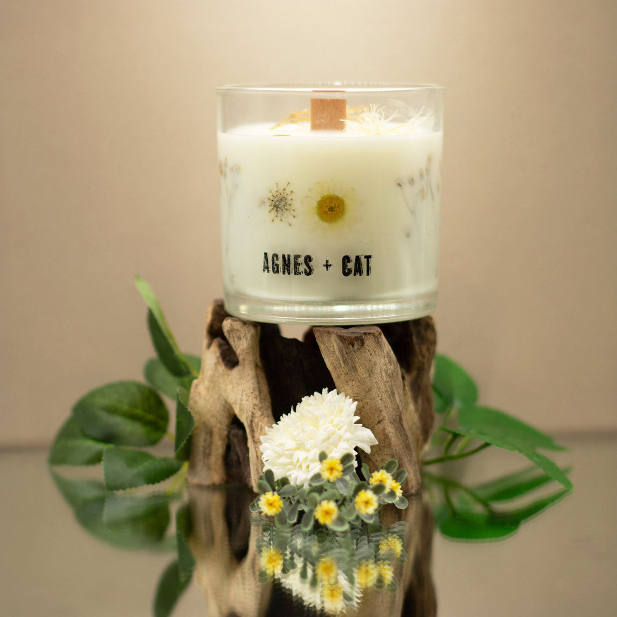Candela botanica in cera di soia Agnes + Cat — Windermere