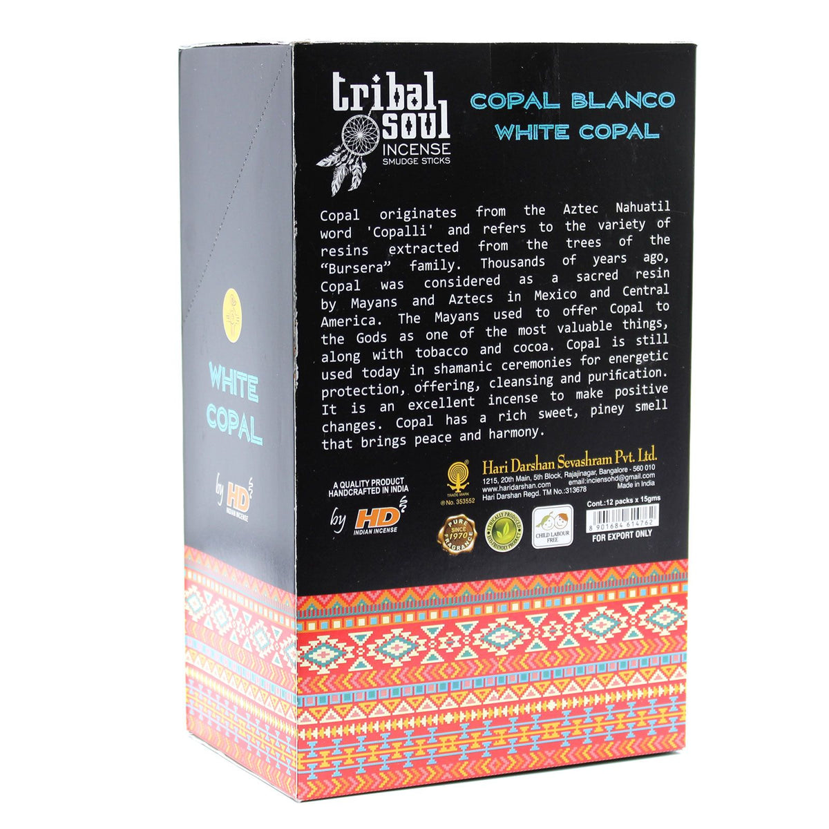 Incenso in bastoncini Tribal Soul — Copal bianco