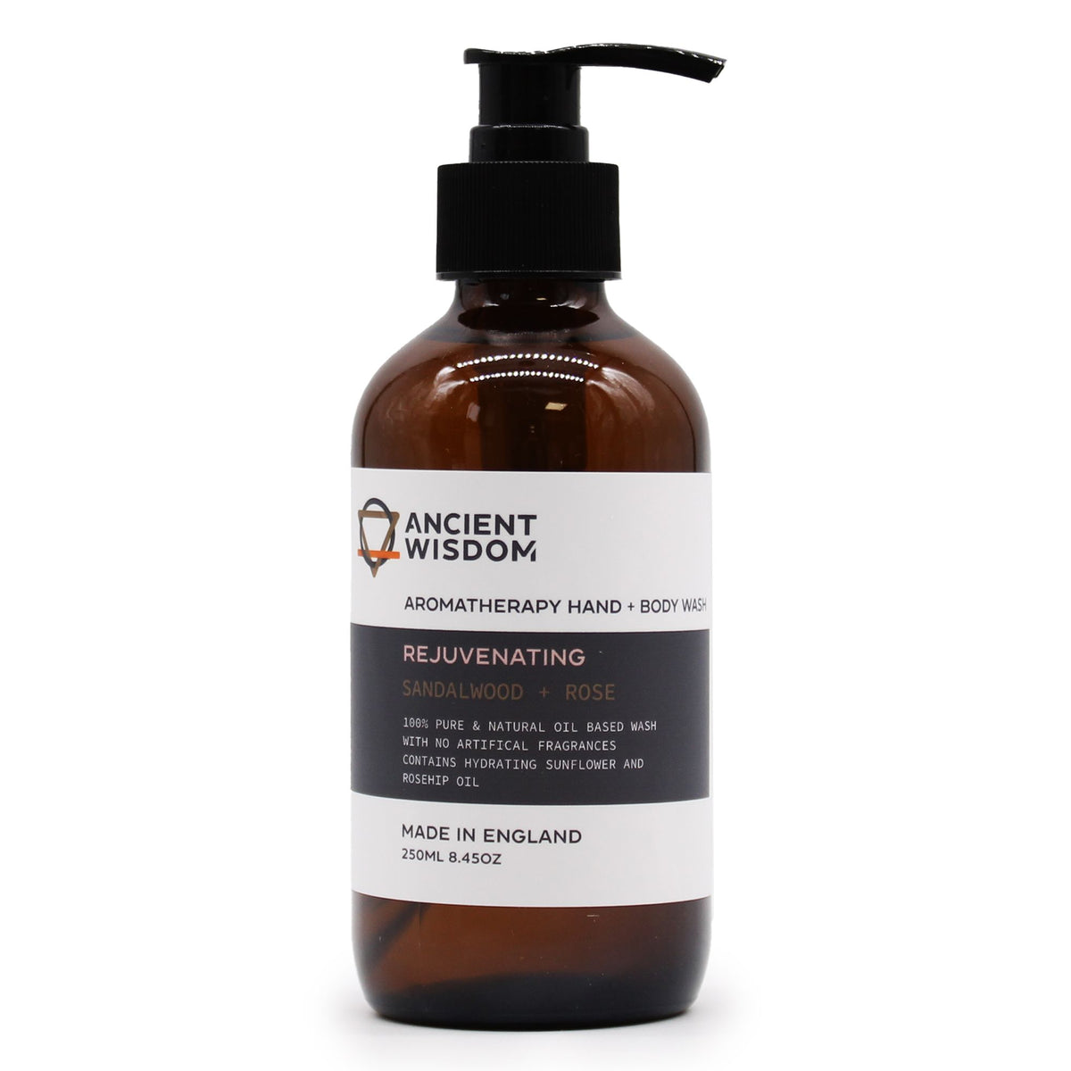 Detergente mani e corpo — Sandalo e rosa — 250 ml