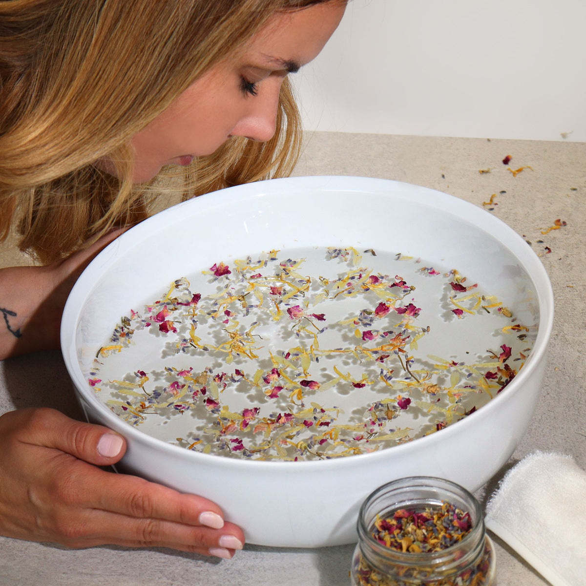Miscela botanica per bagno di vapore viso — 25 g