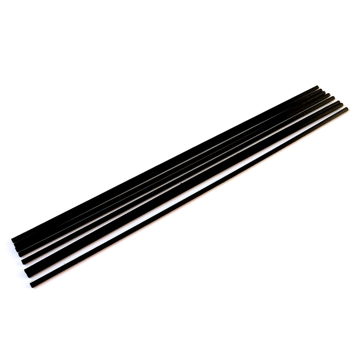 Bastoncini neri in fibra per diffusori — 25 cm × 3 mm