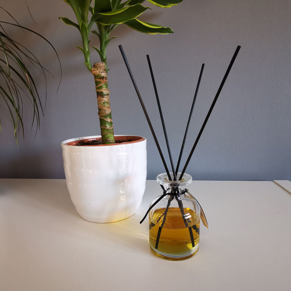 Bastoncini neri in fibra per diffusori — 25 cm × 3 mm
