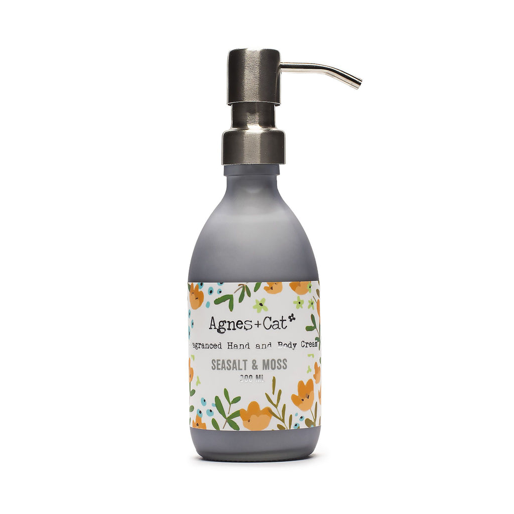 Crema mani e corpo Agnes + Cat — Sale marino e muschio — 300 ml
