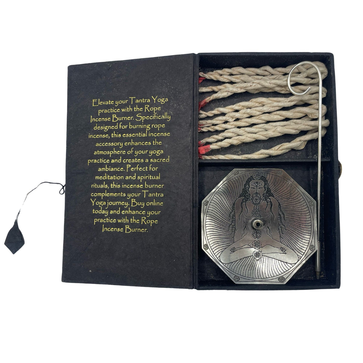 Set incenso a corda e portaincenso — Sette chakra