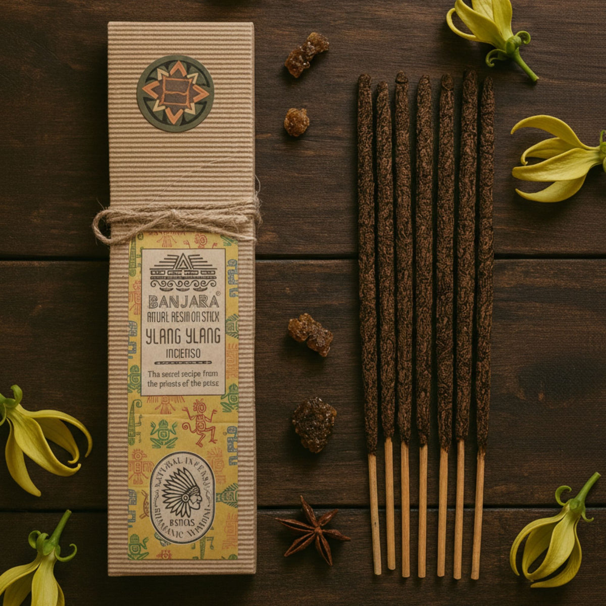 Incenso in resina su bastoncino Ritual — Ylang ylang