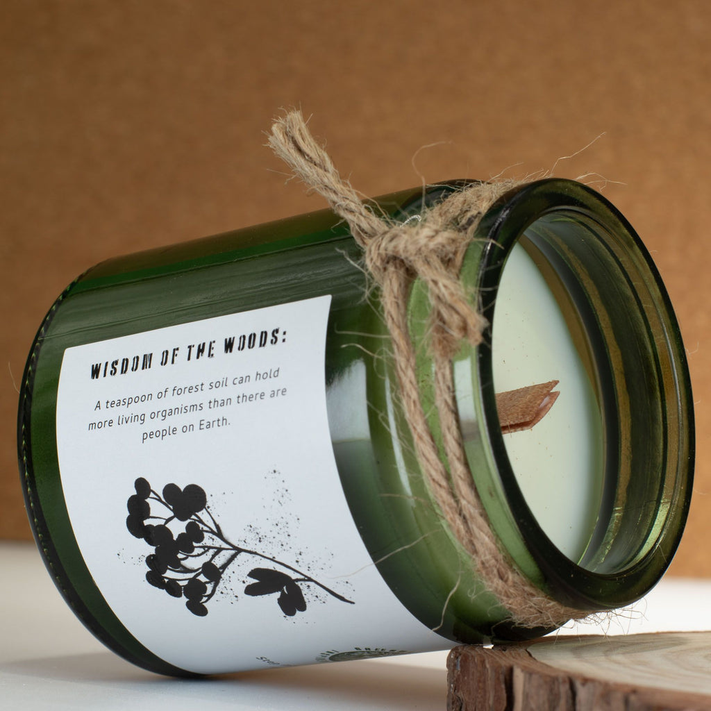 Candela in cera di soia Greenman — Agrumi nel bosco