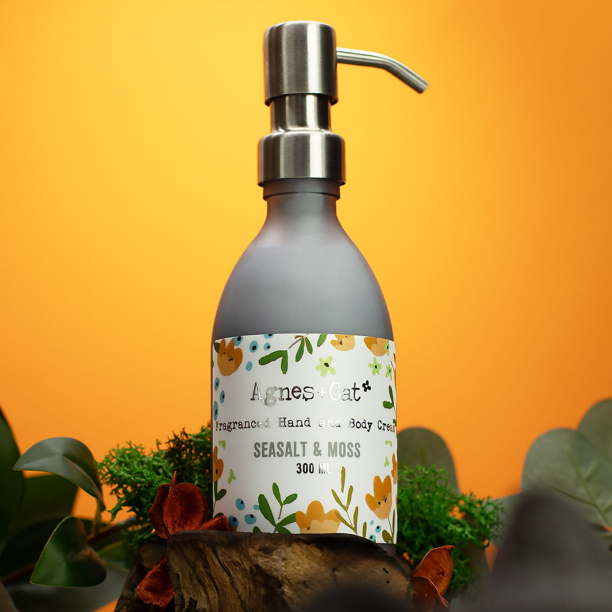 Crema mani e corpo Agnes + Cat — Sale marino e muschio — 300 ml