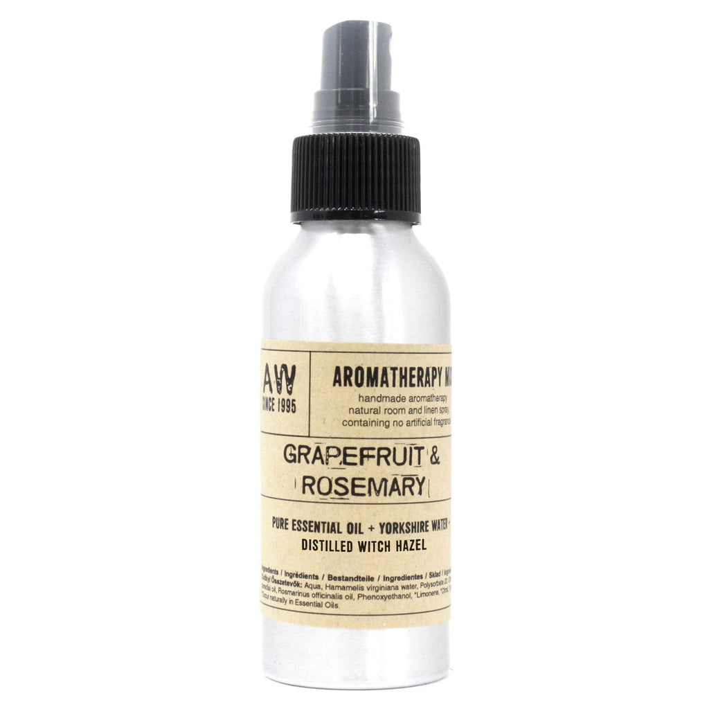 Spray aromatico con oli essenziali — Pompelmo e rosmarino — 100 ml