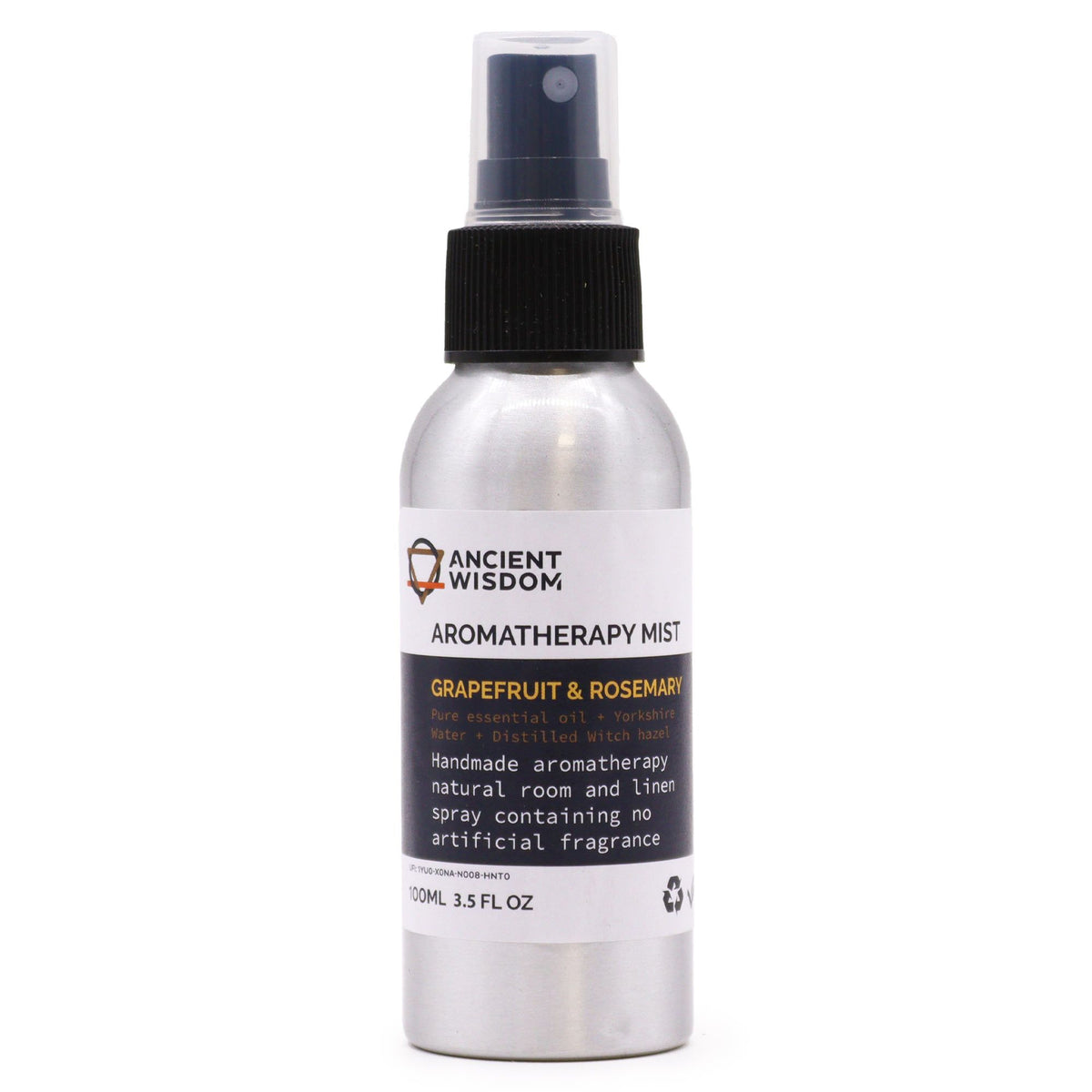 Spray aromatico con oli essenziali — Pompelmo e rosmarino — 100 ml