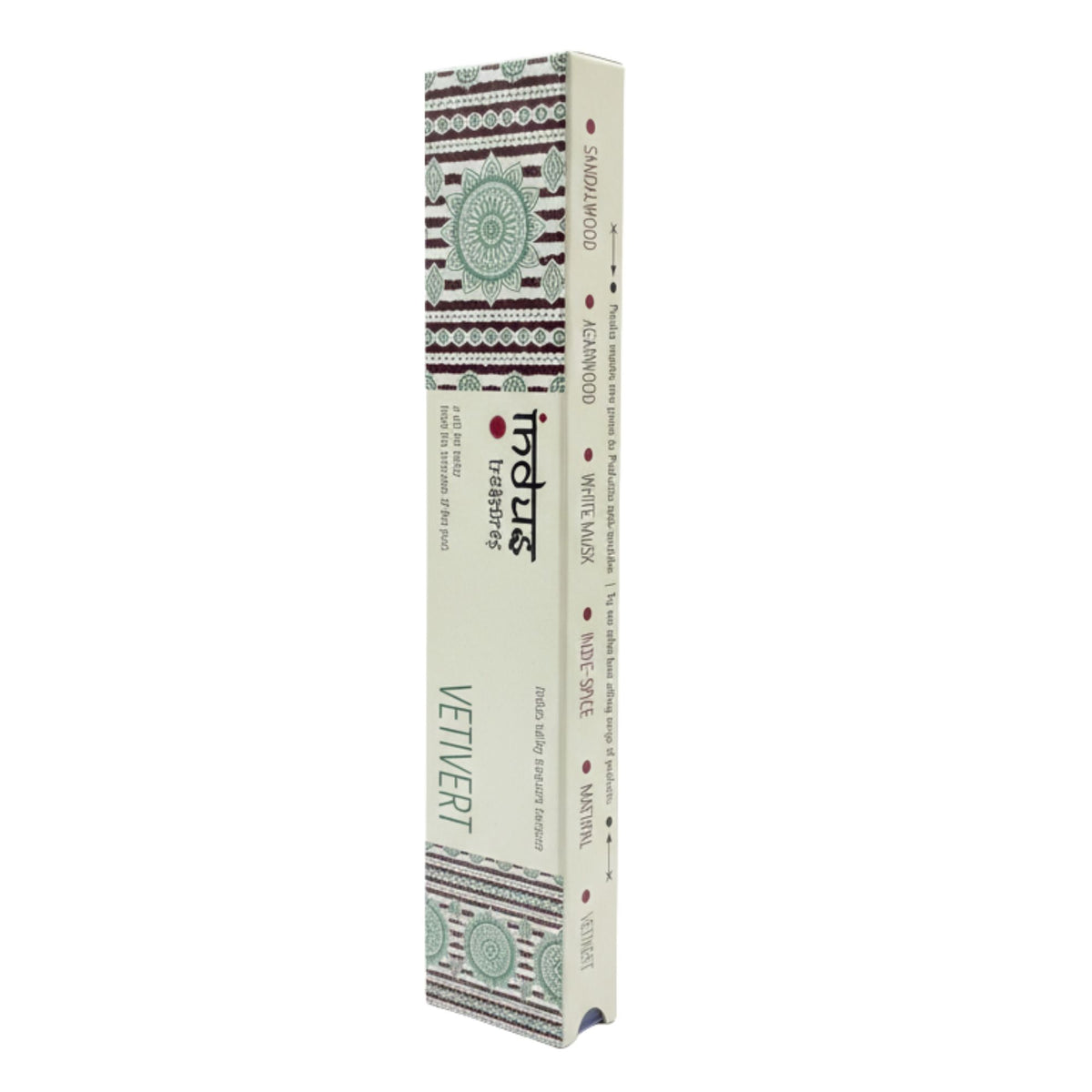 Incenso in bastoncini Tesori dell’Indo — Vetiver — 15 g