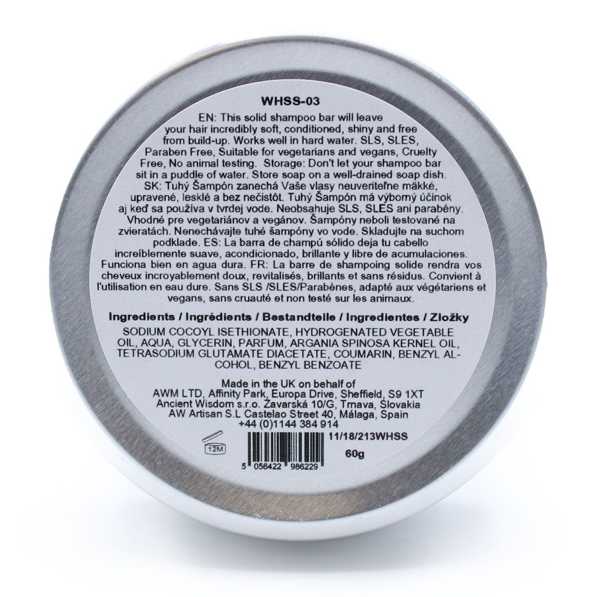 Shampoo solido Wild Hare — Cocco — 60 g