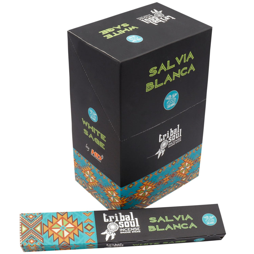 Incenso in bastoncini Tribal Soul — Salvia bianca