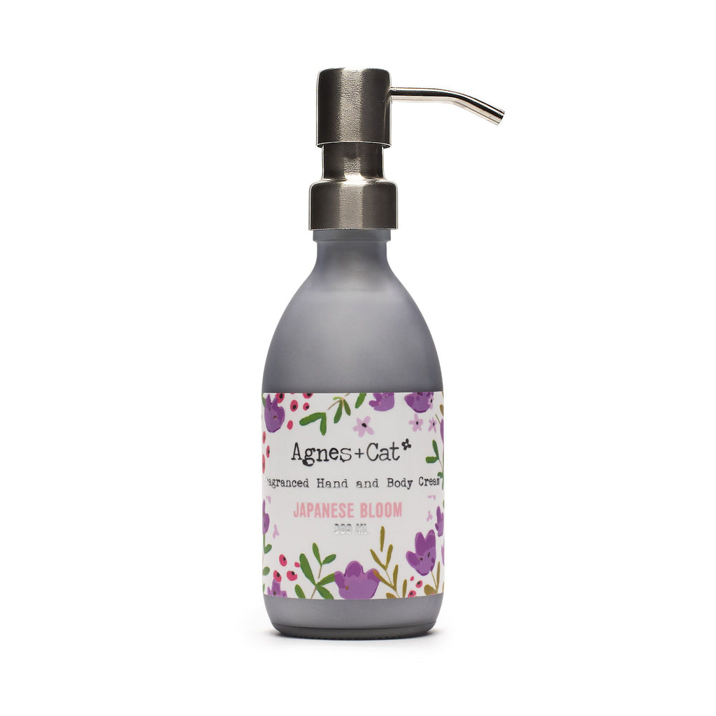 Crema mani e corpo Agnes + Cat — Fioritura giapponese — 300 ml