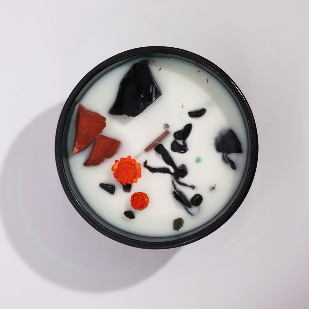 Candela Hop Hare con cristalli — Il Diavolo