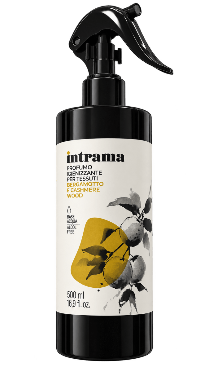 Bergamotto e Cashmere Wood — Profumo per tessuti 500 ml - Kōdō.boutique