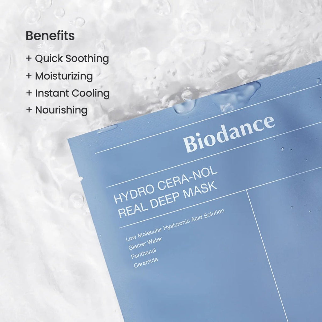 Biodance Hydro Cera-nol — Maschera viso idratante in idrogel - Kōdō.boutique