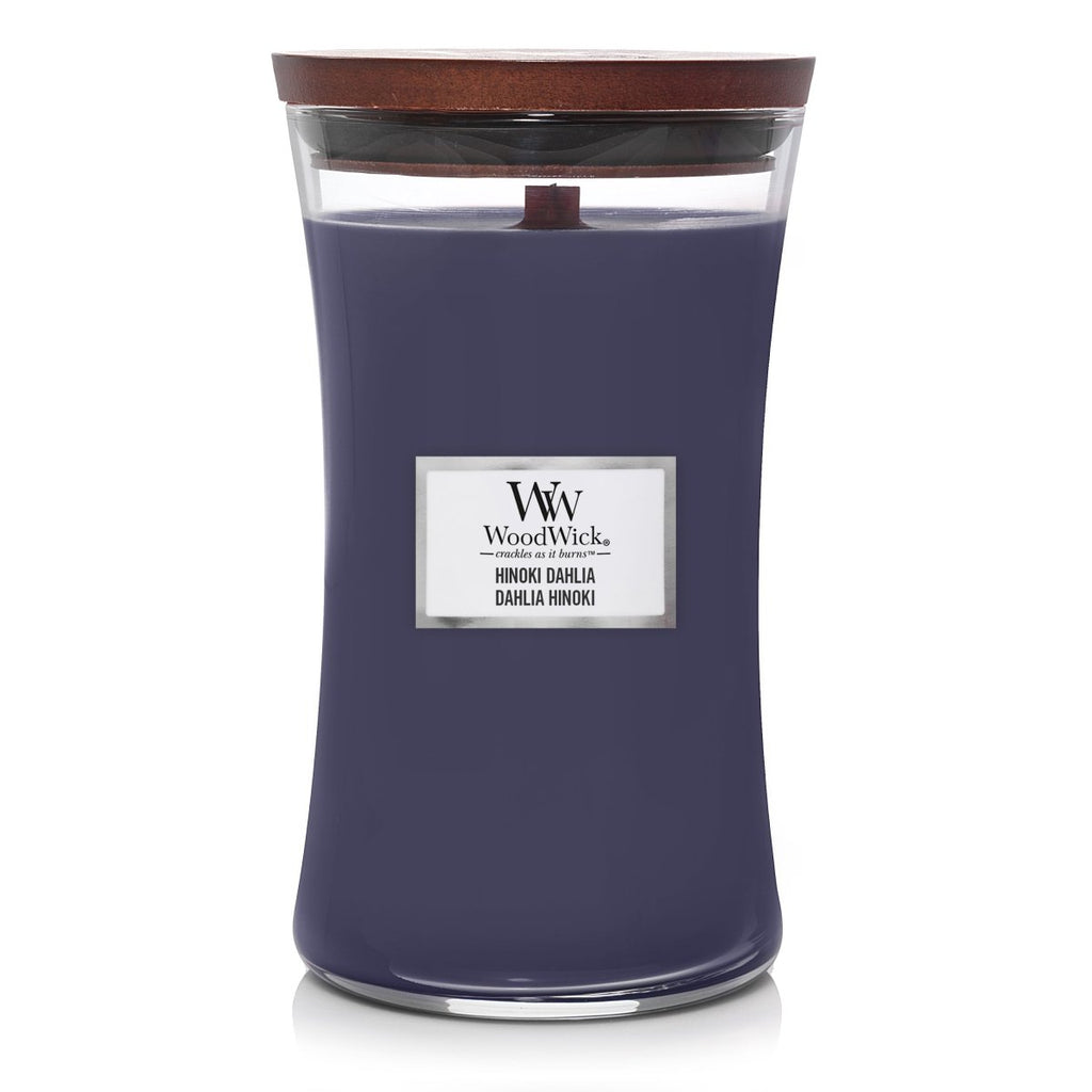 Candela Clessidra Grande, Hinoki Dahlia Wood Wick - Kōdō.boutique