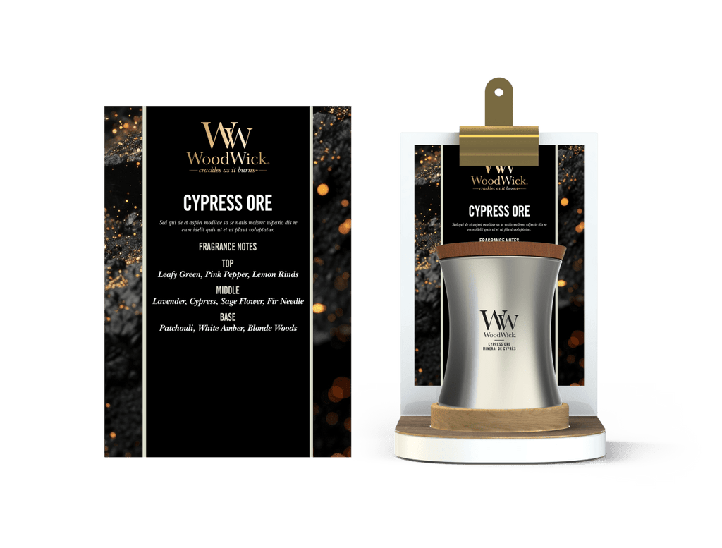 Candela Clessidra Media - Precious Metals "Cypress Ore" - Kōdō.boutique