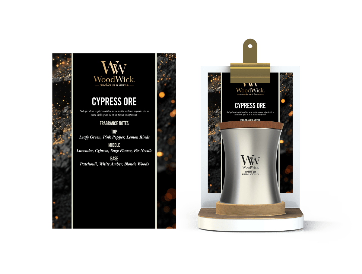 Candela Clessidra Media - Precious Metals "Cypress Ore" - Kōdō.boutique