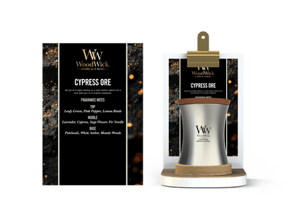 Candela Clessidra Media - Precious Metals "Cypress Ore" - Kōdō.boutique