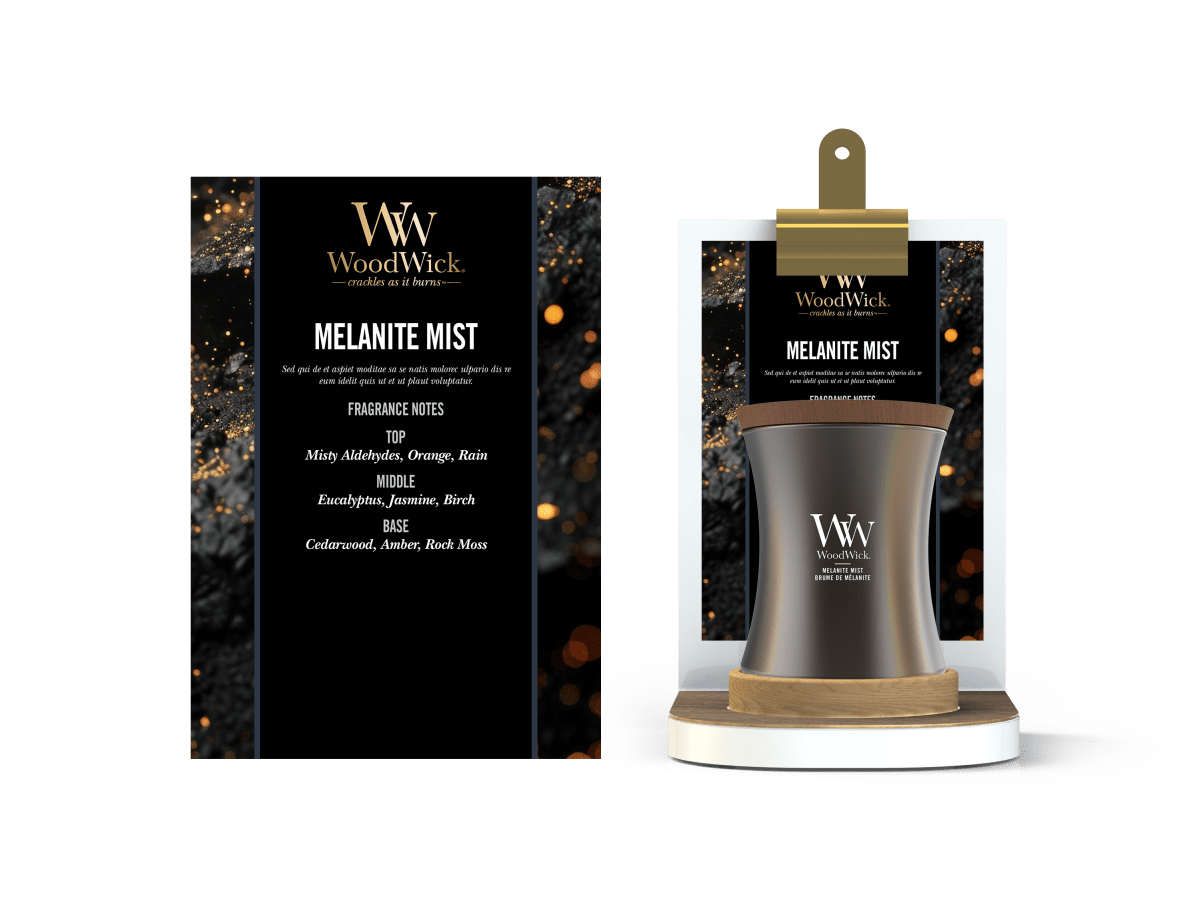 Candela Clessidra Media - Precious Metals "Melanite Mist" - Kōdō.boutique