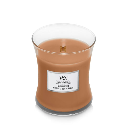 Candela Clessidra Media, Santal Myrrh Wood Wick - Kōdō.boutique