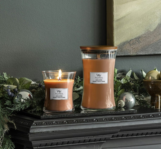 Candela Clessidra Media, Santal Myrrh Wood Wick - Kōdō.boutique