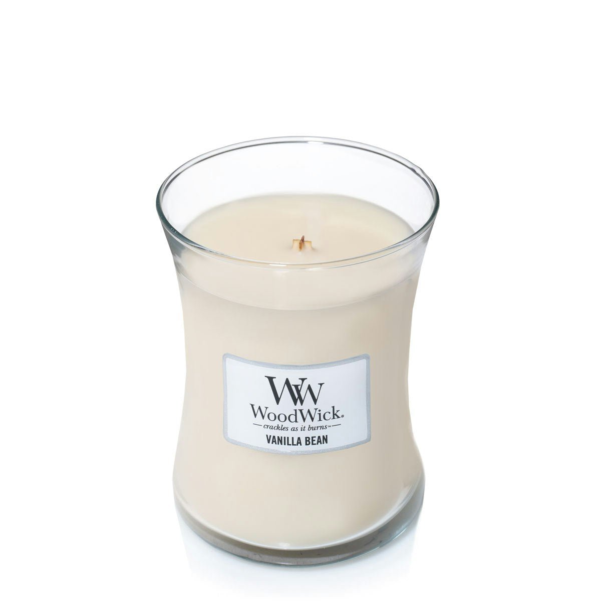Candela Clessidra Media, Vanilla Bean Wood Wick - Kōdō.boutique