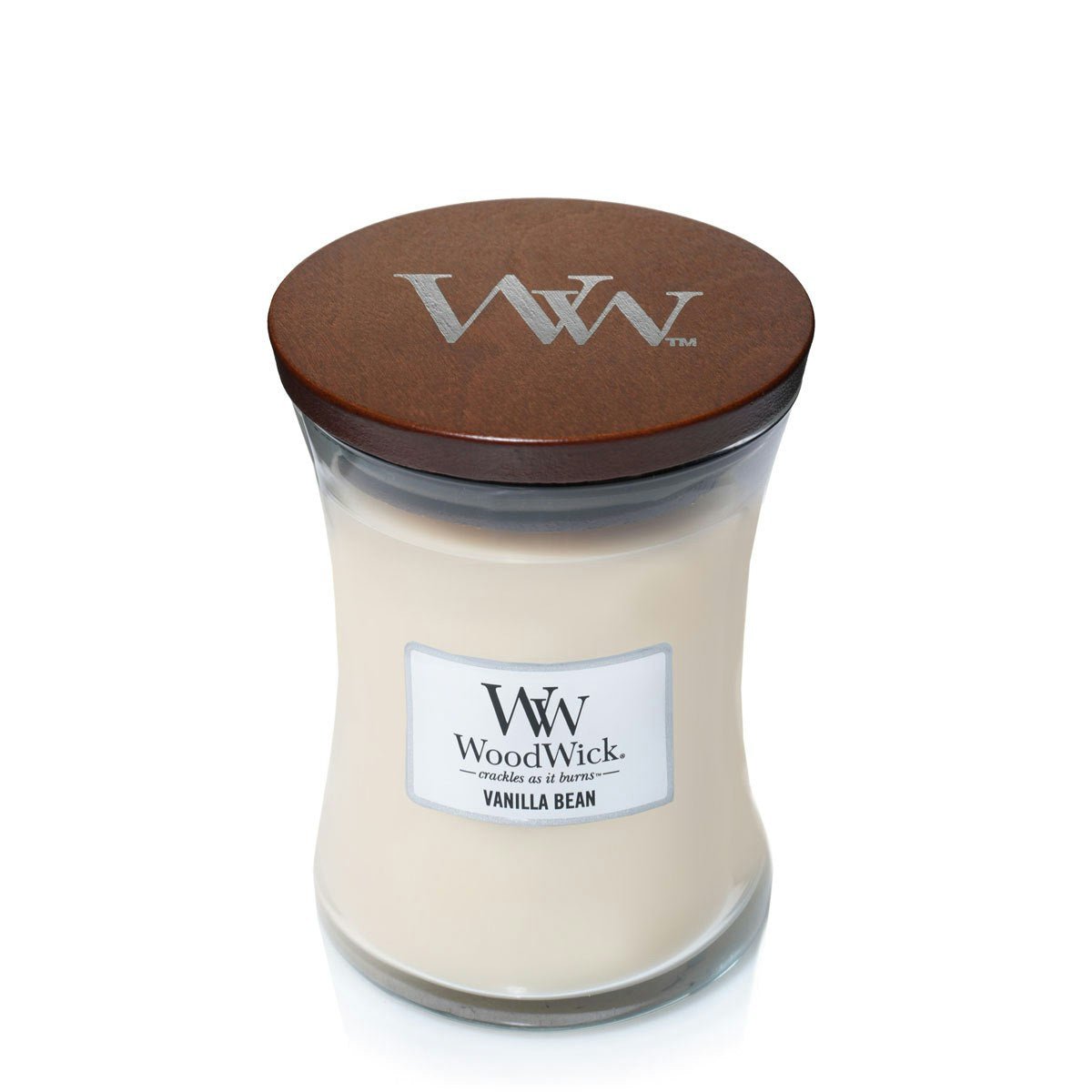 Candela Clessidra Media, Vanilla Bean Wood Wick - Kōdō.boutique