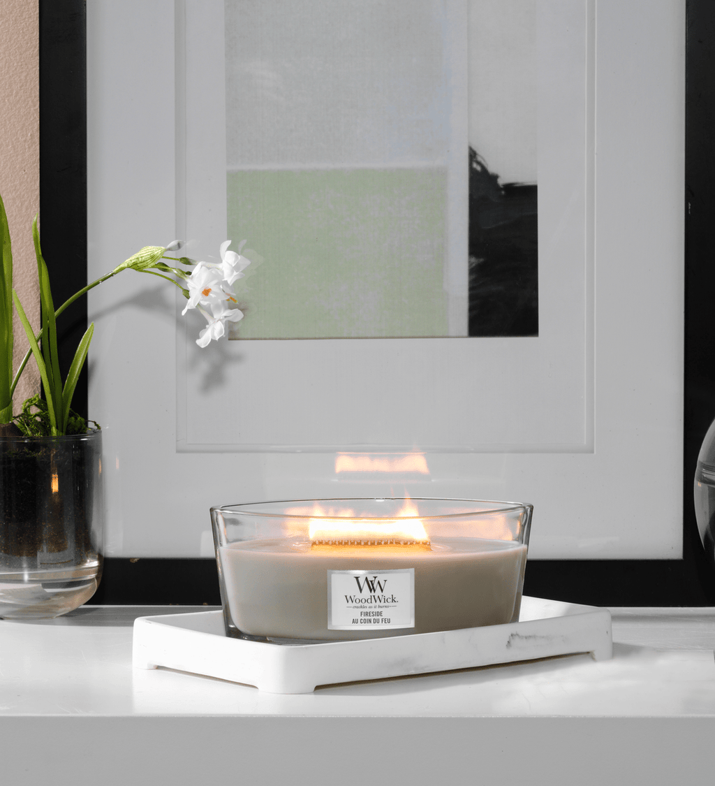 Candela Ellipse, Fireside Wood Wick - Kōdō.boutique