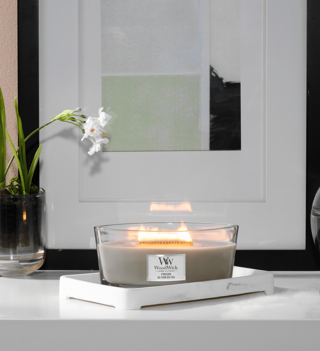 Candela Ellipse, Fireside Wood Wick - Kōdō.boutique
