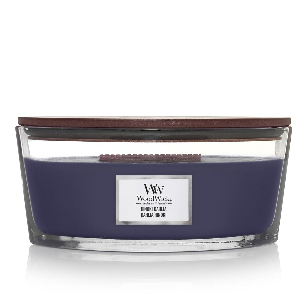 Candela Ellipse, Hinoki Dahlia Wood Wick - Kōdō.boutique