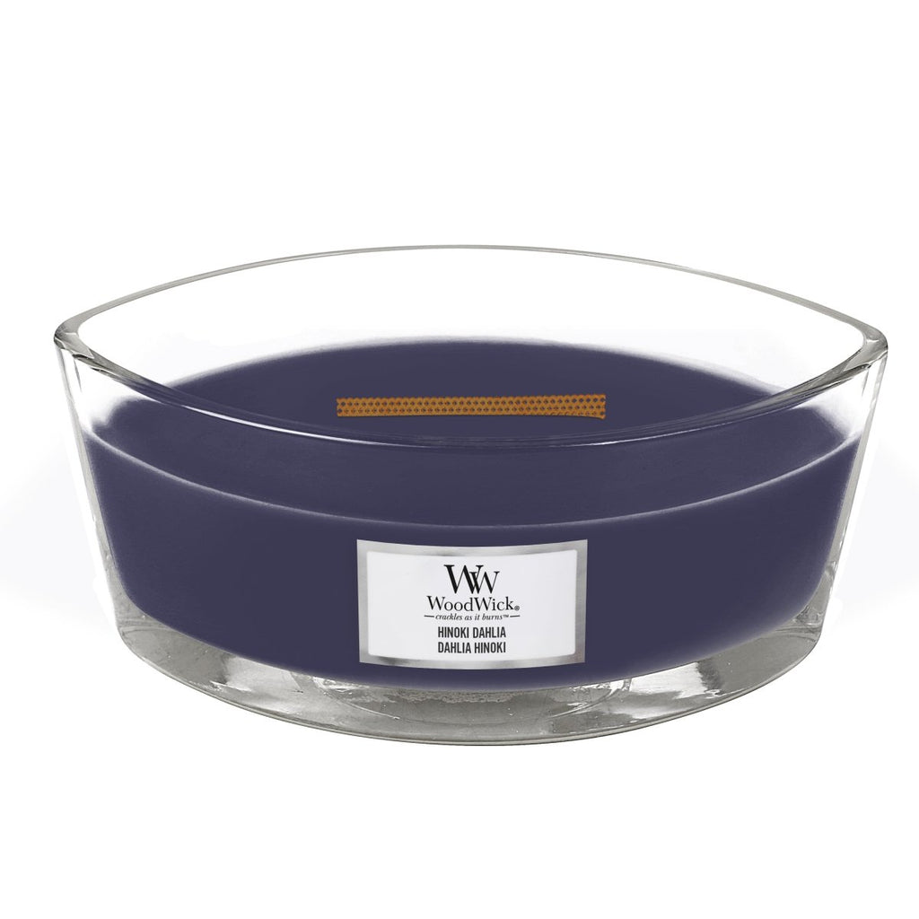 Candela Ellipse, Hinoki Dahlia Wood Wick - Kōdō.boutique