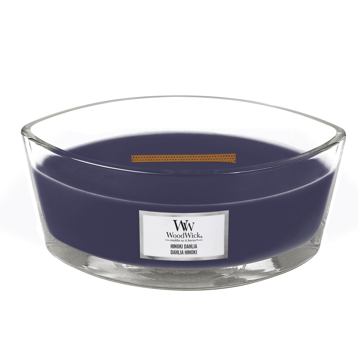 Candela Ellipse, Hinoki Dahlia Wood Wick - Kōdō.boutique
