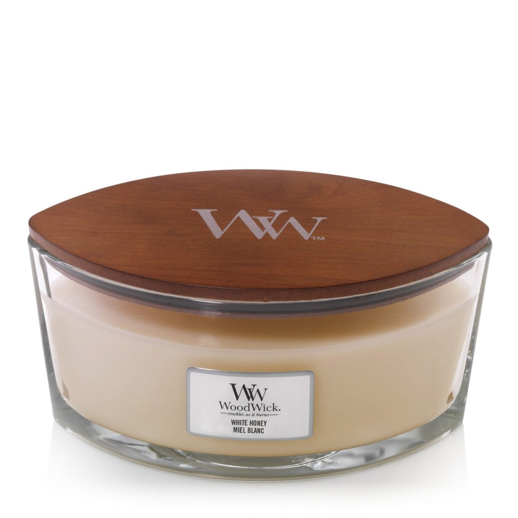 Candela Ellipse, White Honey Wood Wick - Kōdō.boutique