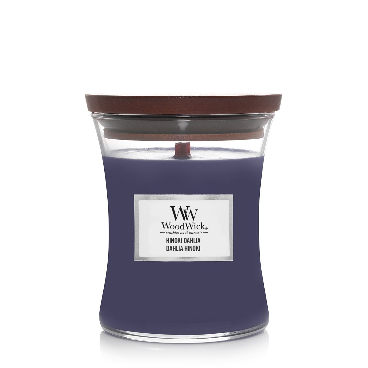 Candela Media Clessidra, Hinoki Dahlia Wood Wick - Kōdō.boutique