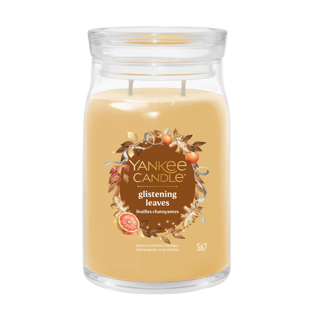 Candela Signature Grande "Glistening Leaves" Yankee Candle - Kōdō.boutique