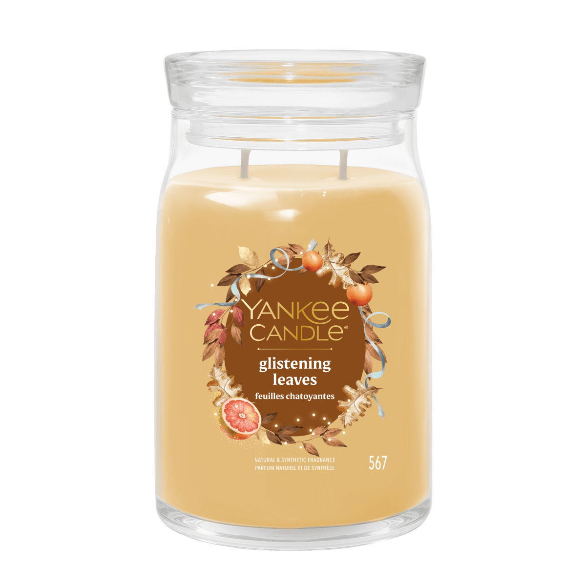 Candela Signature Grande "Glistening Leaves" Yankee Candle - Kōdō.boutique