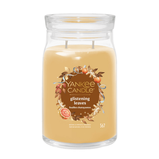 Candela Signature Grande "Glistening Leaves" Yankee Candle - Kōdō.boutique