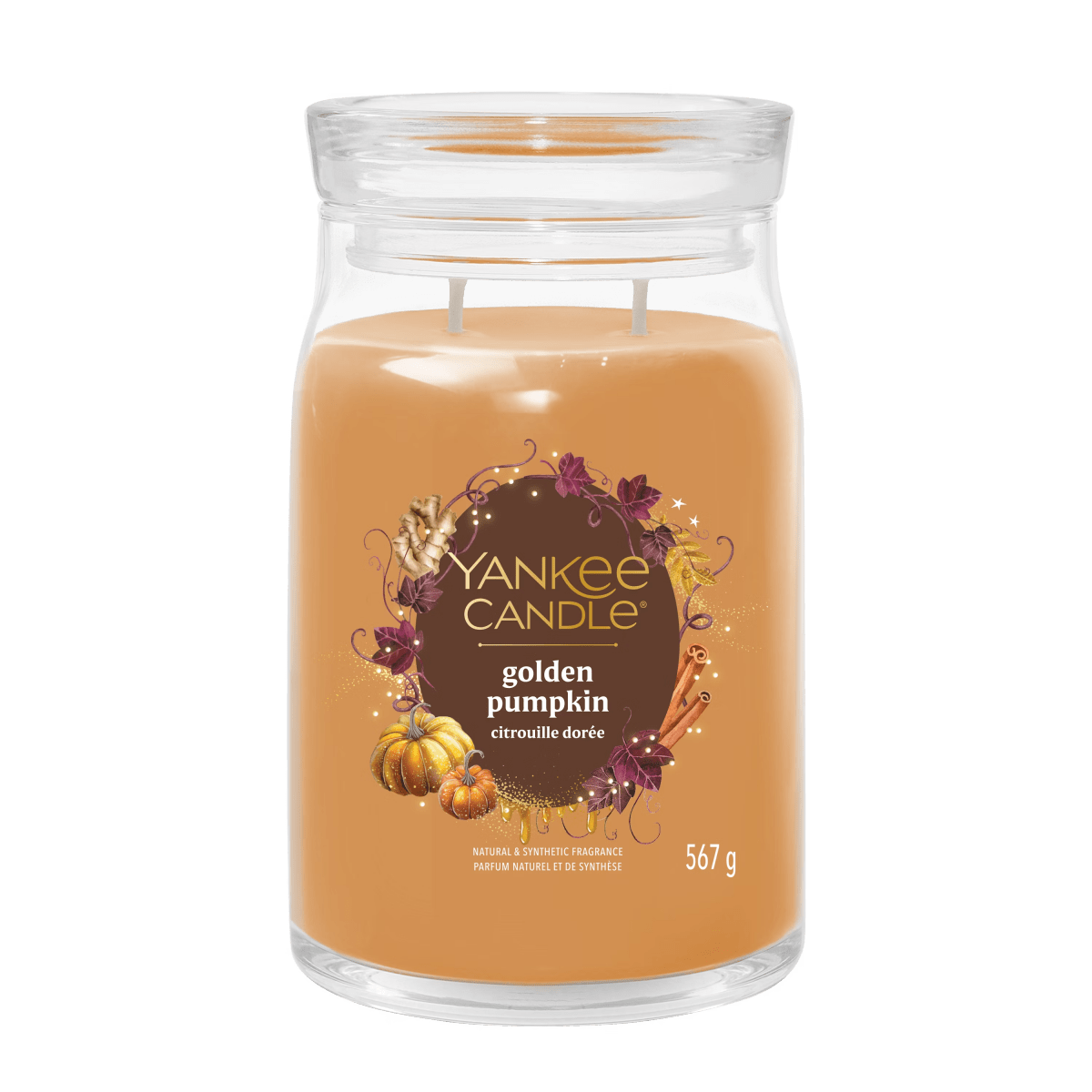 Candela Signature Grande "Golden Pumpkin" Yankee Candle - Kōdō.boutique