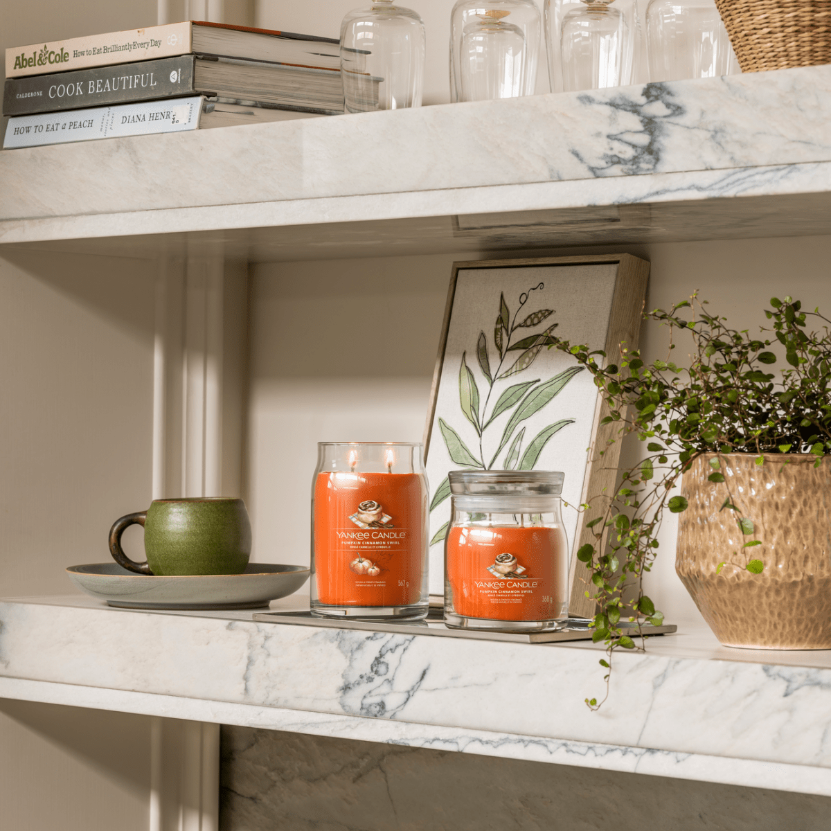 Candela Signature Grande "Pumpkin Cinnamon Swirl" Yankee Candle - Kōdō.boutique