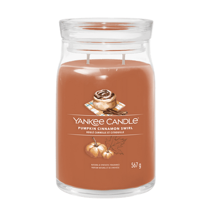 Candela Signature Grande "Pumpkin Cinnamon Swirl" Yankee Candle - Kōdō.boutique