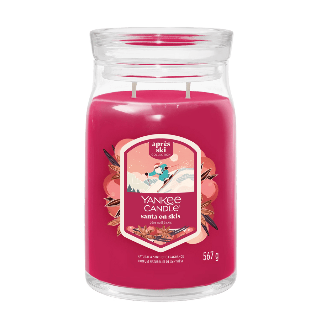 Candela Signature Grande "Santa on Skis" Yankee Candle - Kōdō.boutique
