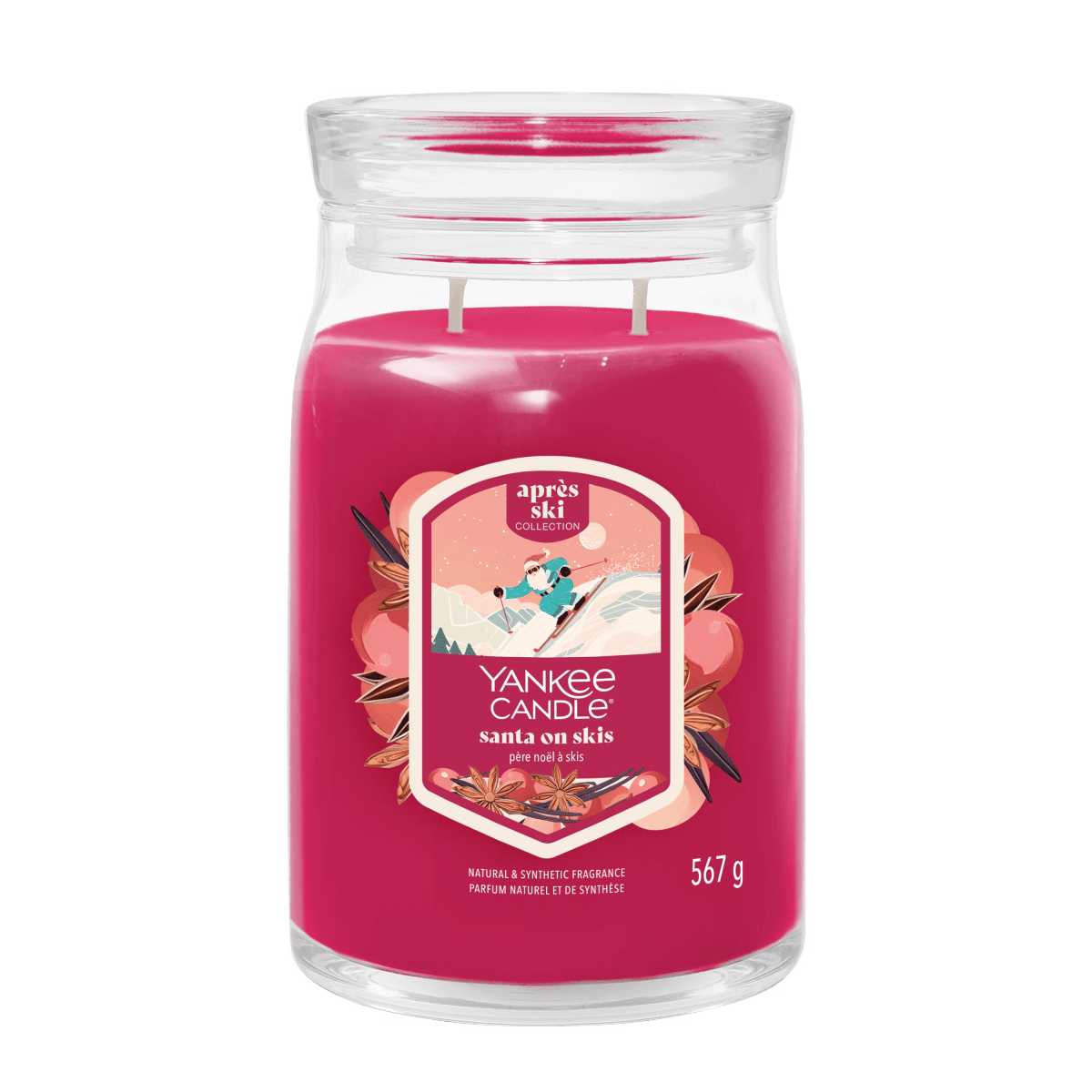 Candela Signature Grande "Santa on Skis" Yankee Candle - Kōdō.boutique